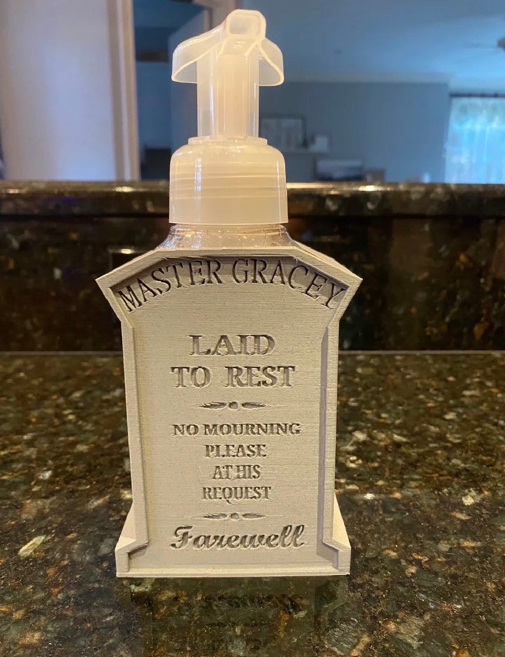 Master Gracey Tombstone Soap Dispenser Holder