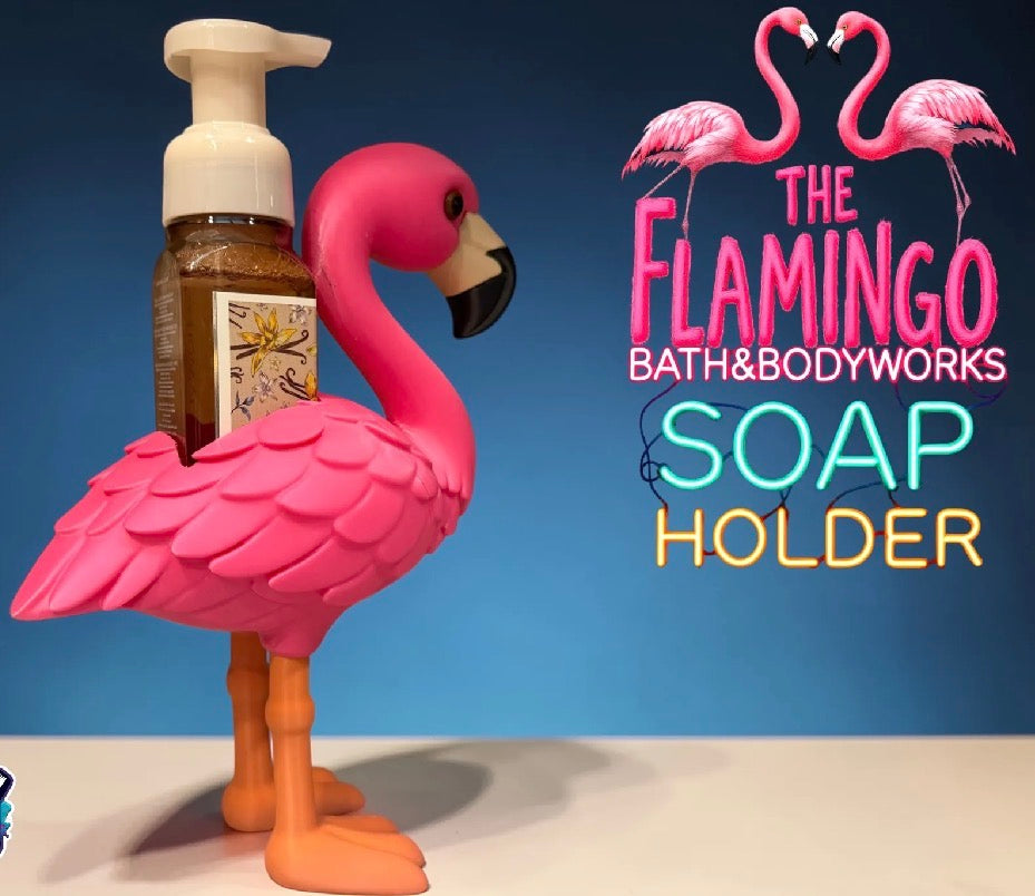 Flamingo Soap Dispenser Holder