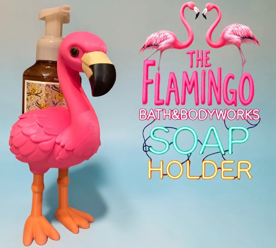 Flamingo Soap Dispenser Holder
