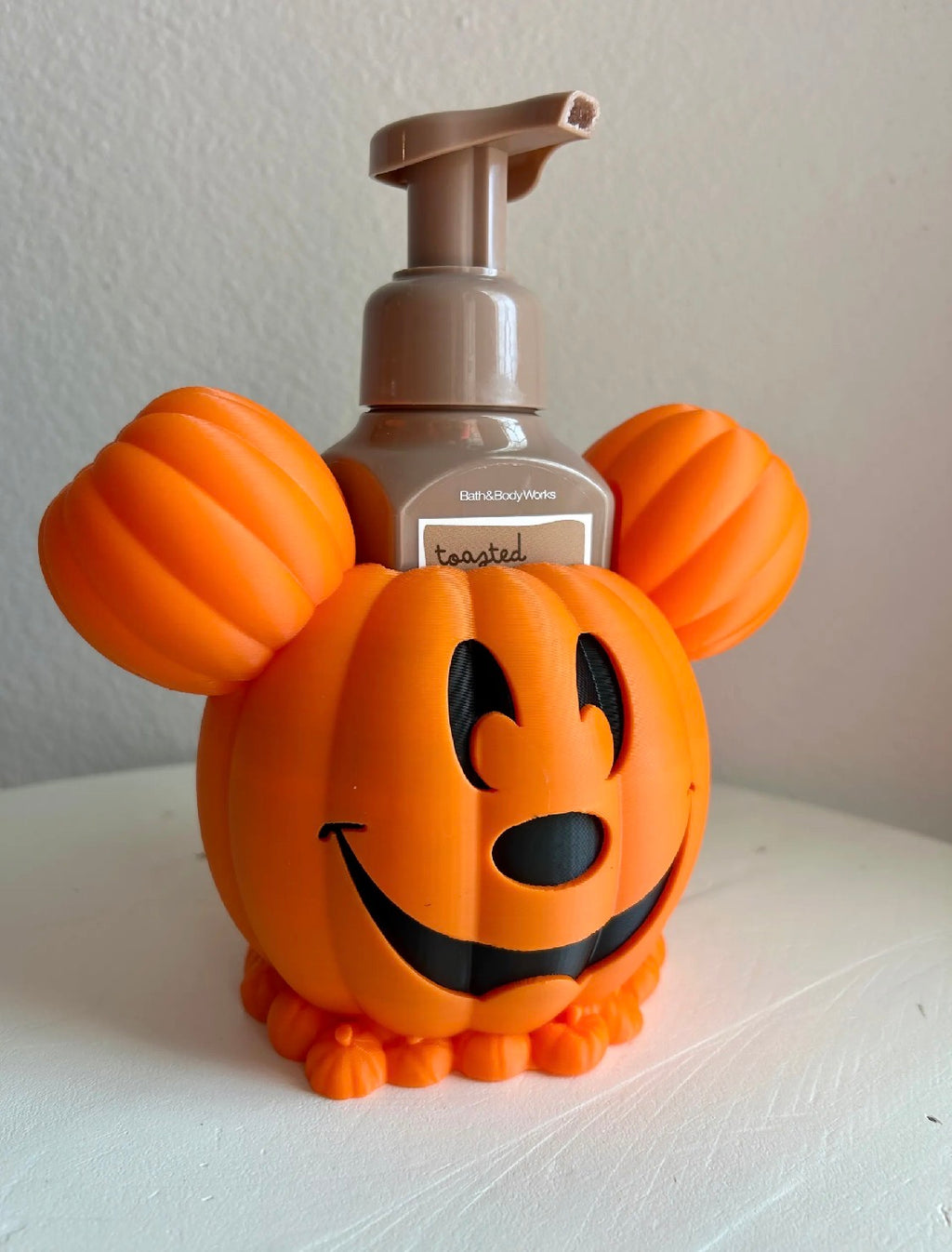 Mickey Pumpkin Soap Dispenser Holder
