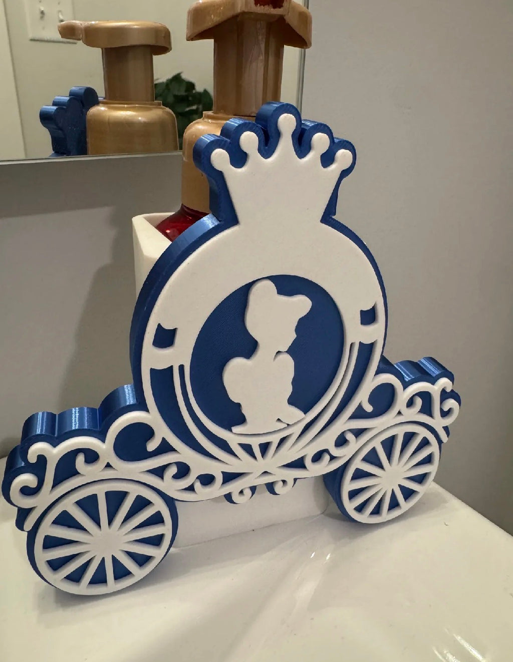 Cinderella Carriage Soap Dispenser Holder