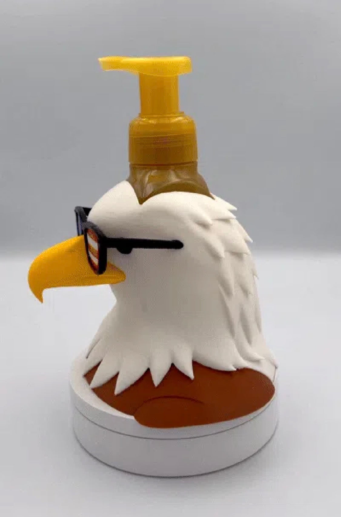 Patriotic Bald Eagle Soap Dispenser Holder