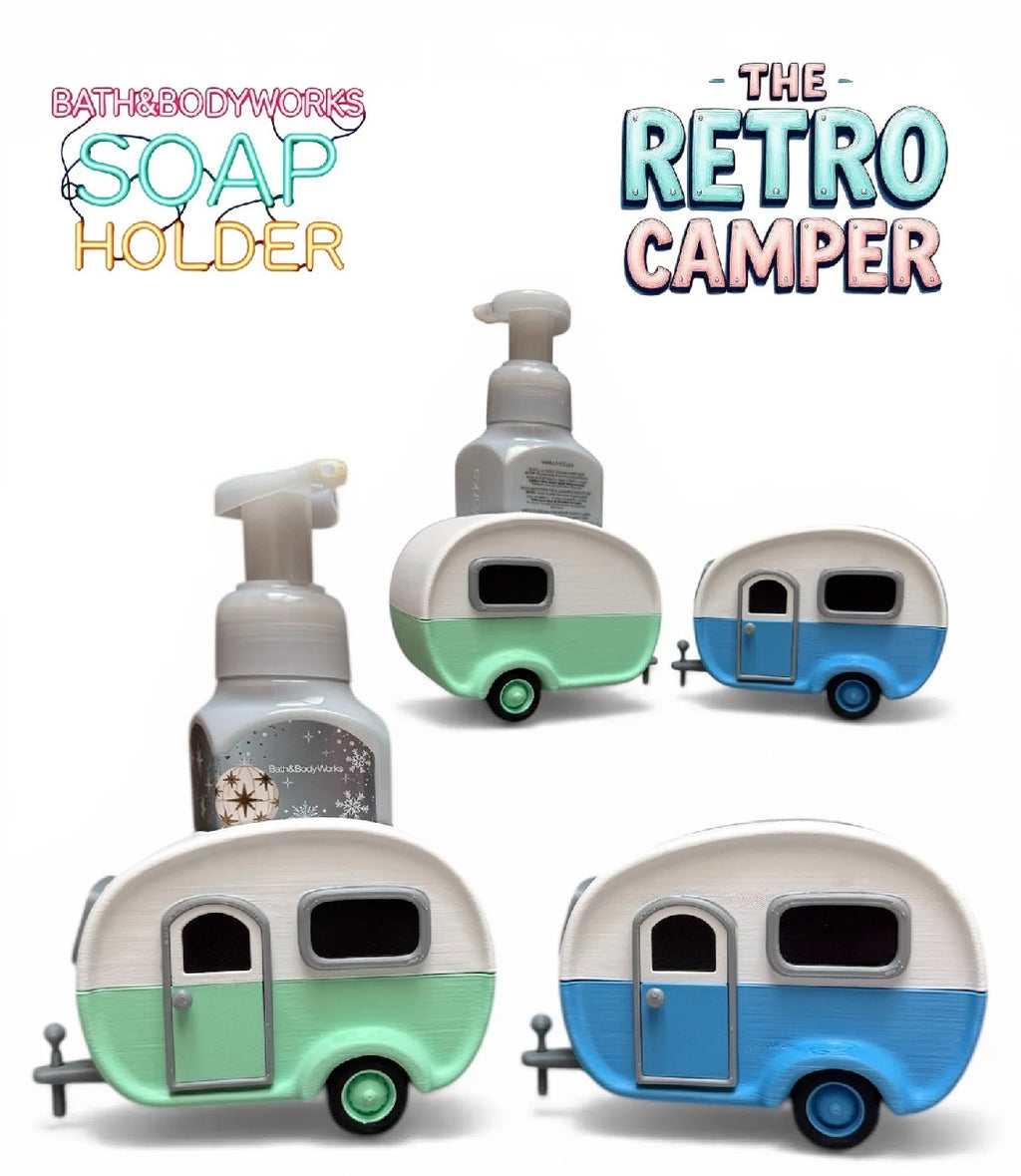 Retro Camper Soap Dispenser Holder