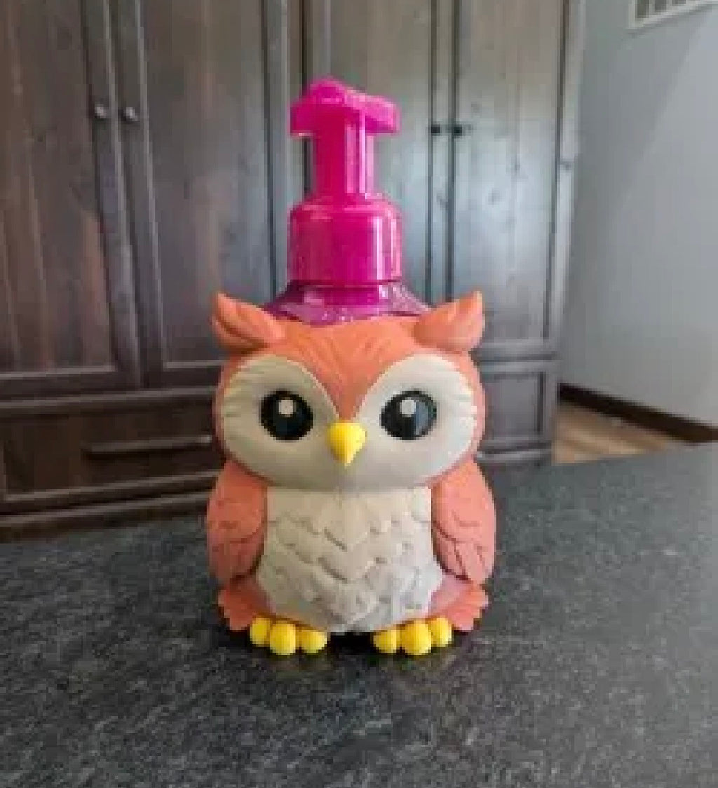 Owl Soap Dispenser Holder