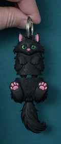 Maine Coon Cat Keychain