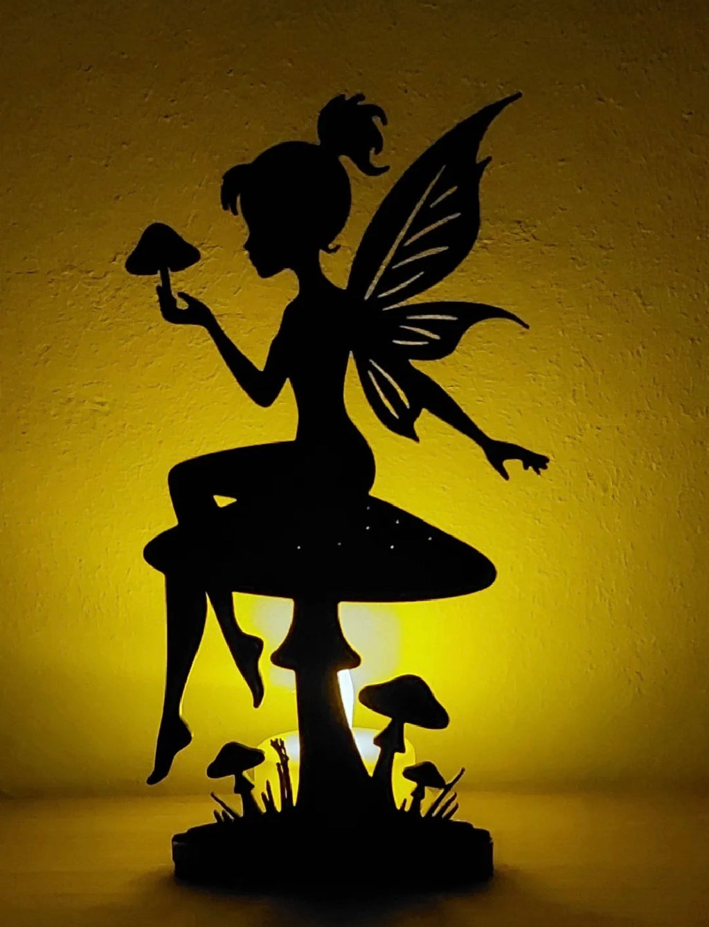 Fairy Tea Light Holder – 3D Printed Silhouette Decor