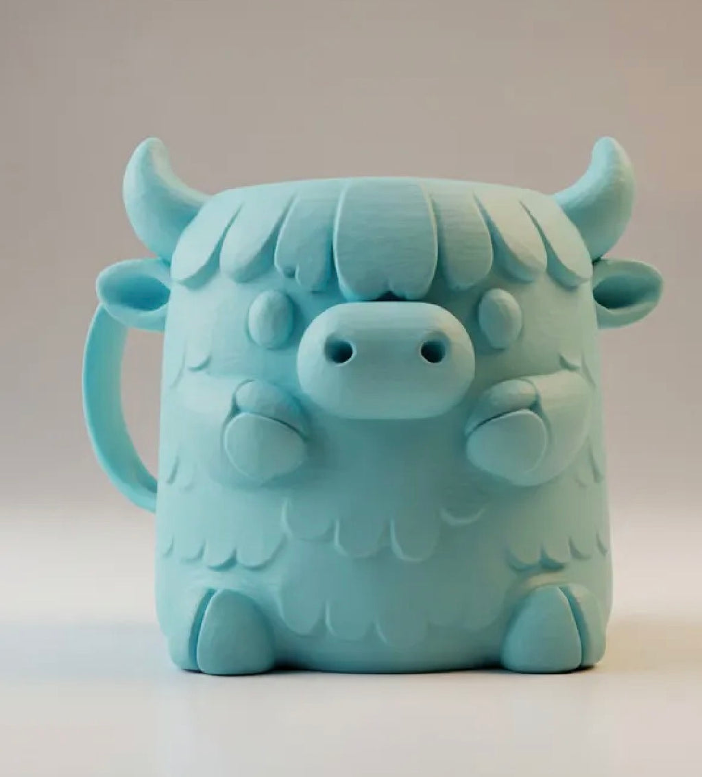 Highland Cow Ice Cream Pint Holder