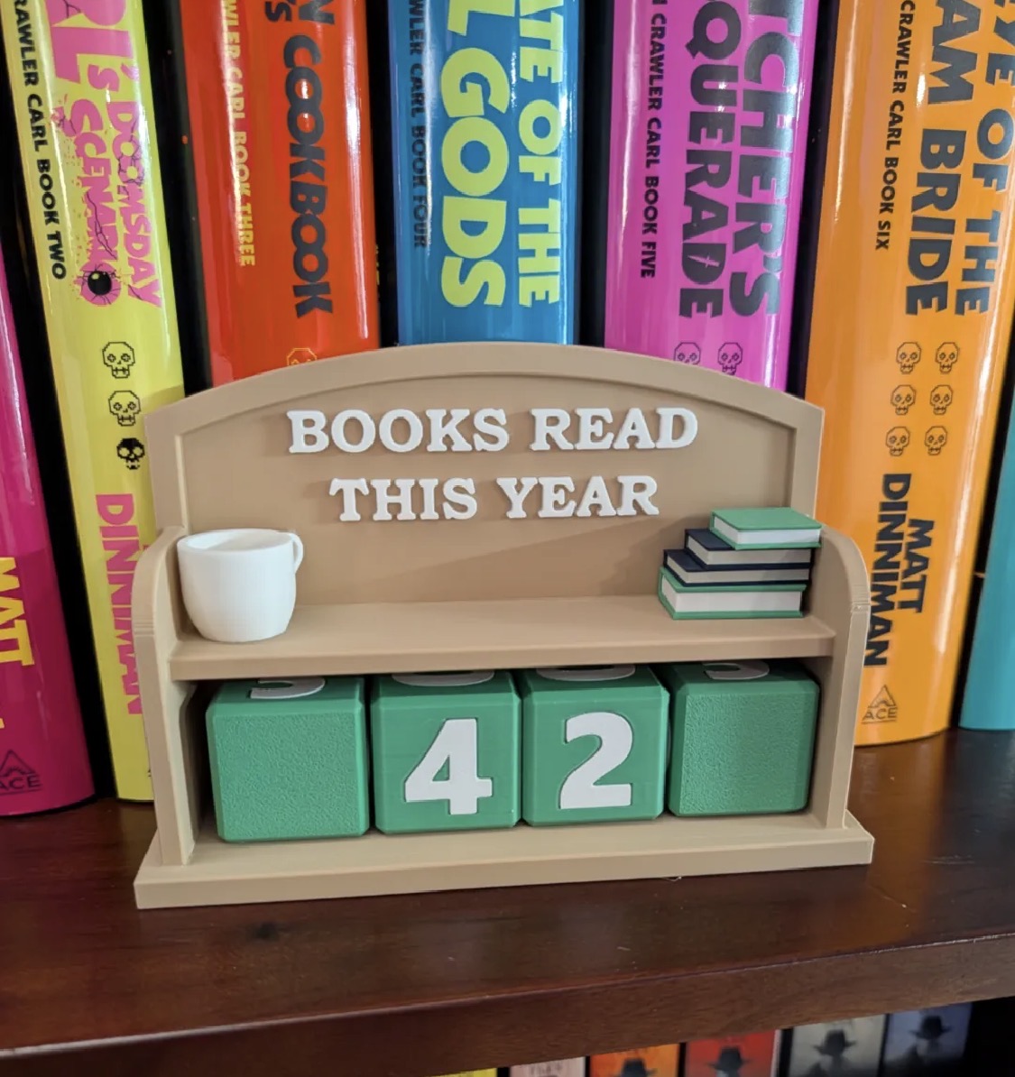 Books Read This Year Desk Bookshelf Stand