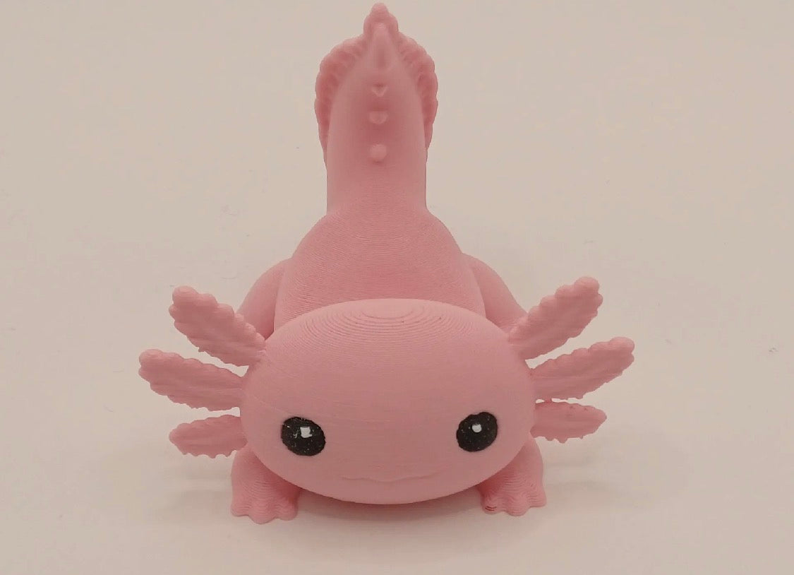 Axolotl Phone Stand | 3D Printed Cute Phone Holder