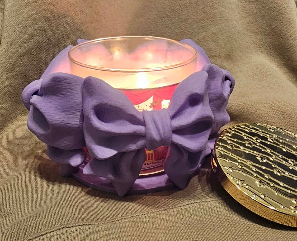 Bow 3-Wick Candle Holder