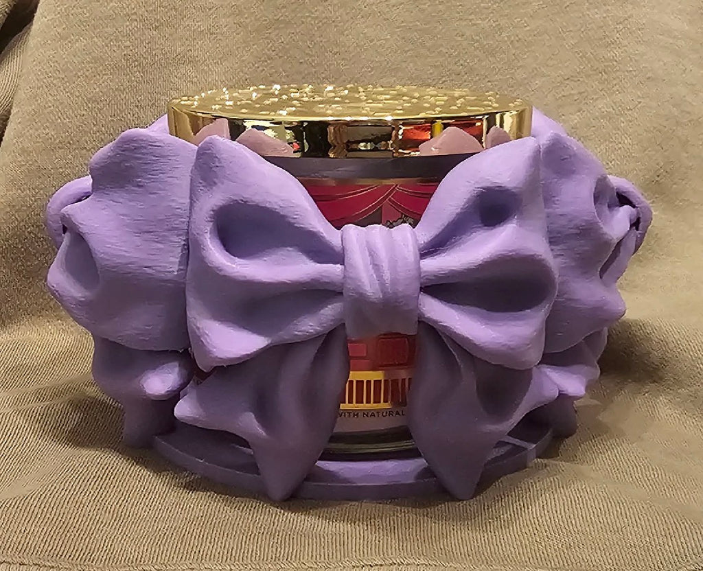Bow 3-Wick Candle Holder