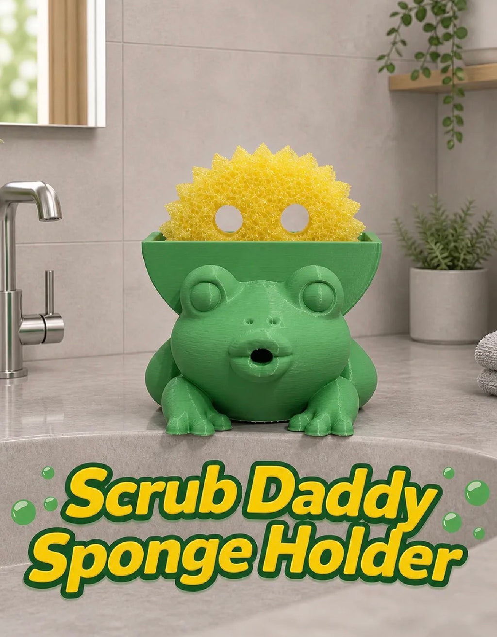 Frog Sponge Holder