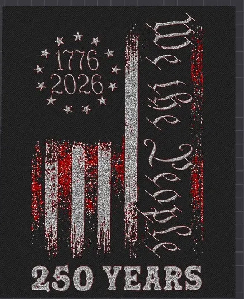 We the People 250 Years Patriotic Plaque
