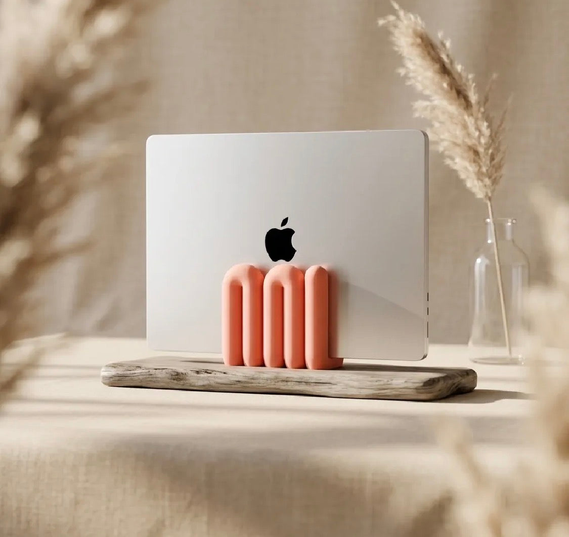Arch Laptop Stand | 3D Printed Vertical Laptop Holder
