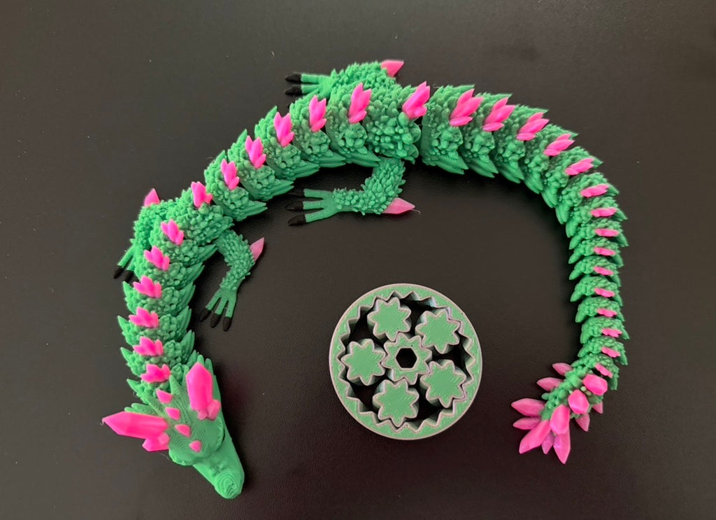 Succulent Dragon with Fidget Spinner