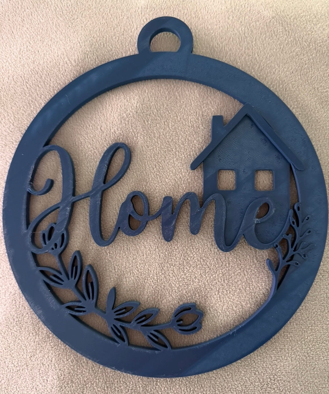 Home Ornament Sign 3D printed