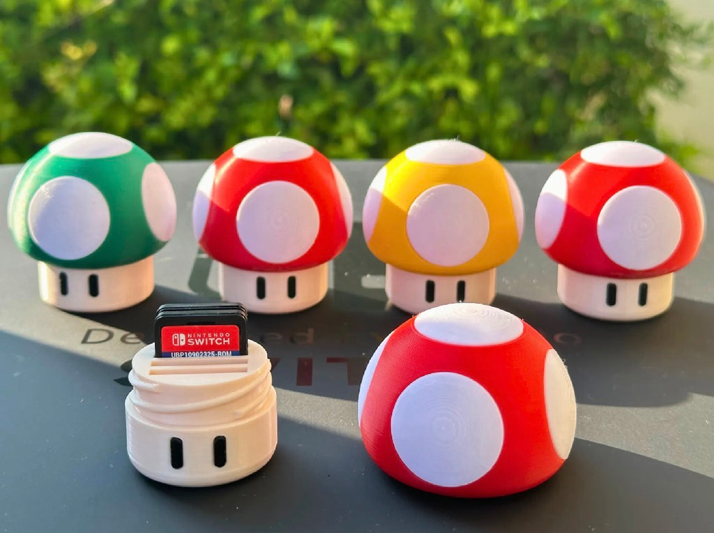 Nintendo Switch Mushroom Game Card Holder