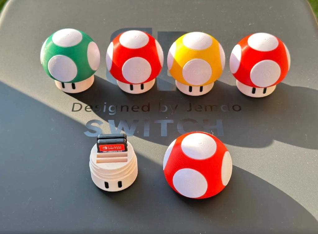 Nintendo Switch Mushroom Game Card Holder