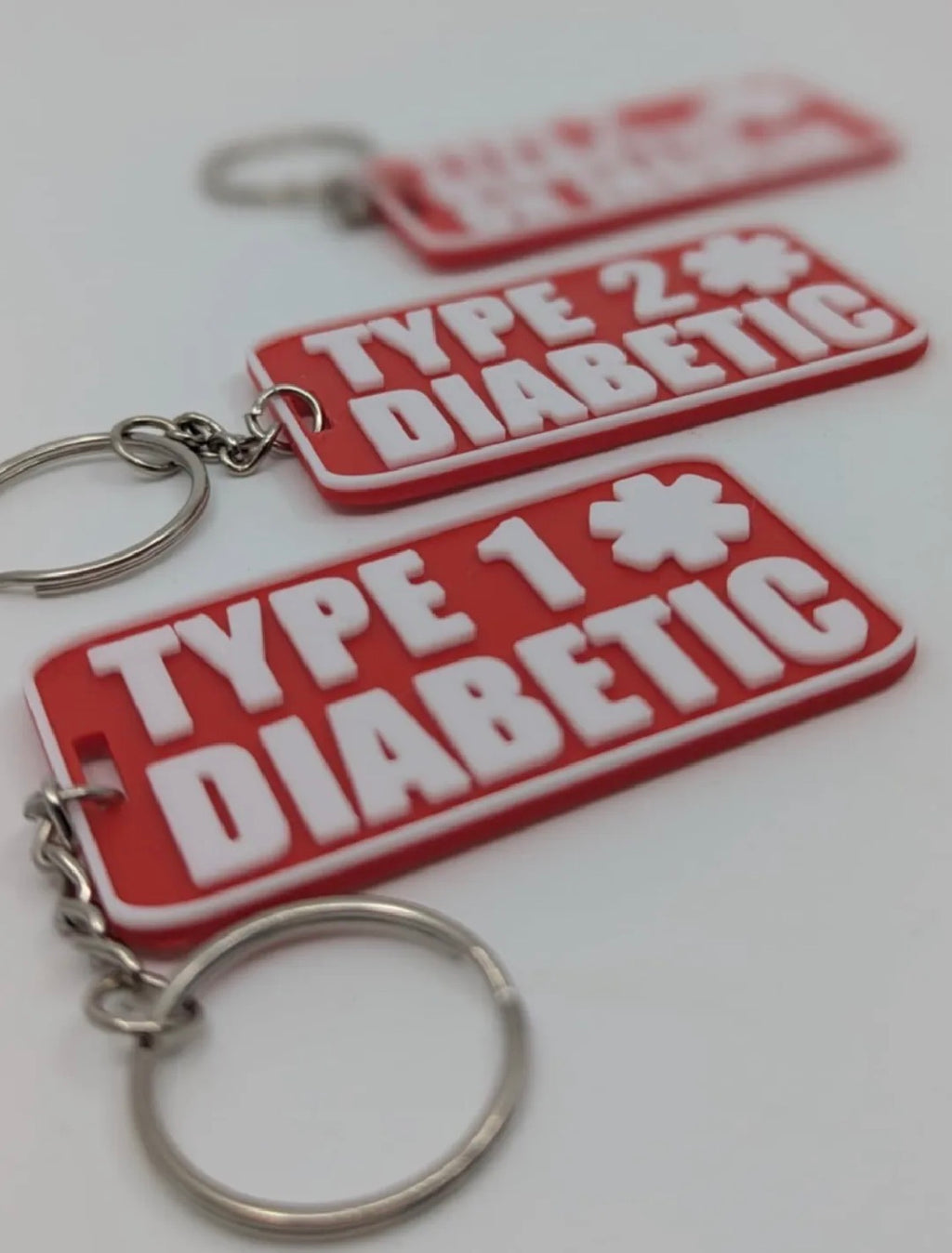 Diabetic Medical Alert Keychain