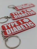 Diabetic Medical Alert Keychain