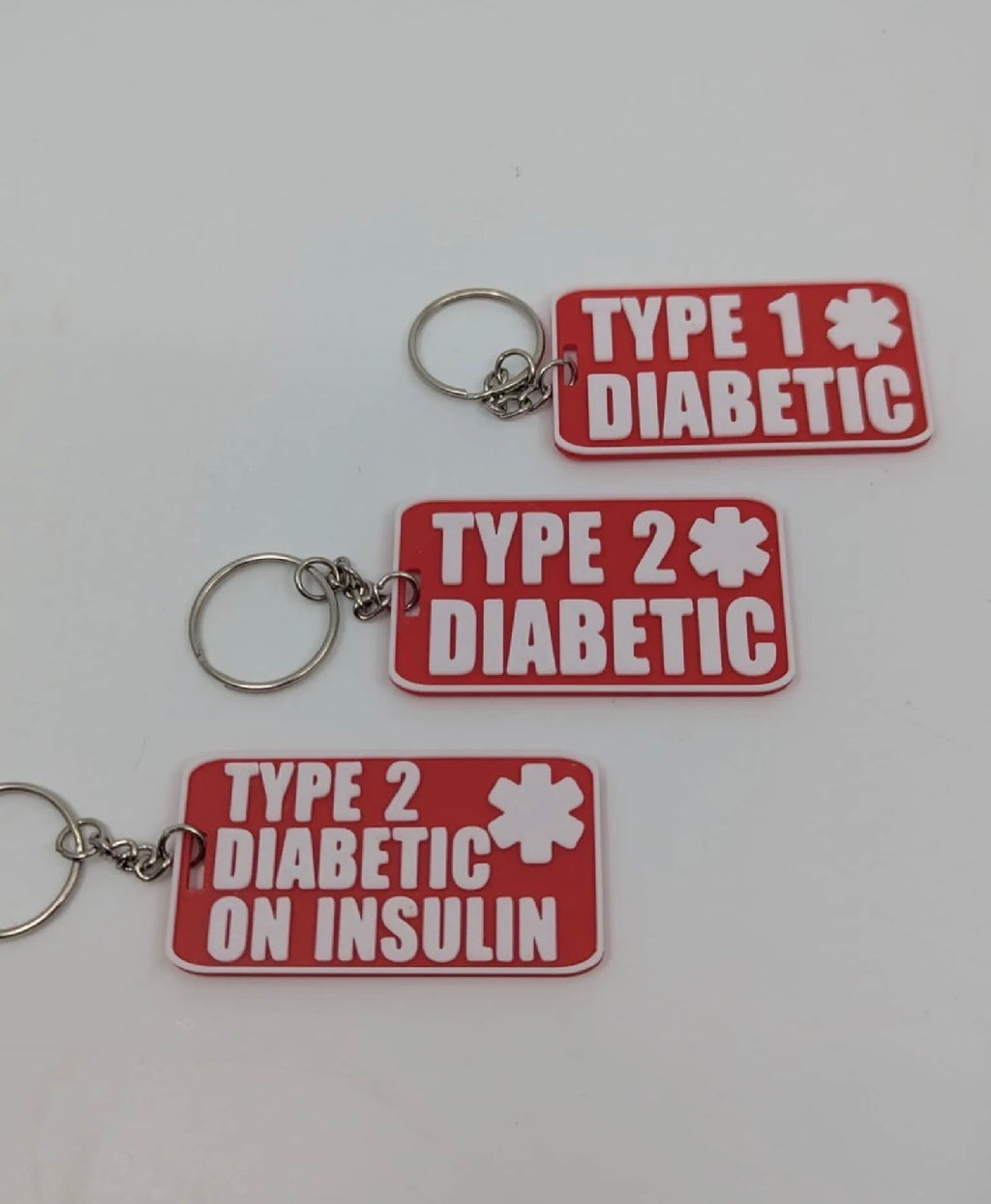 Diabetic Medical Alert Keychain