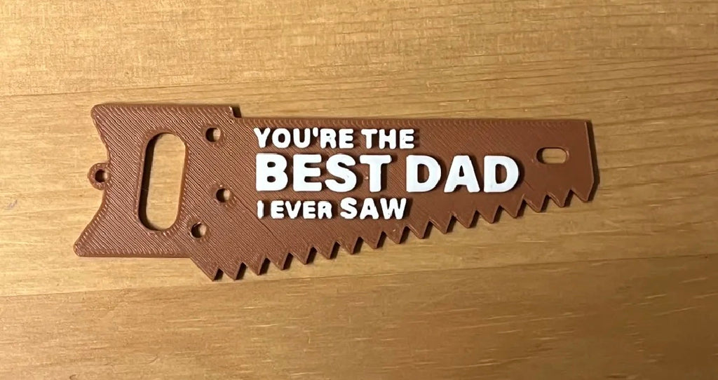 Best Dad I Ever Saw Keychain