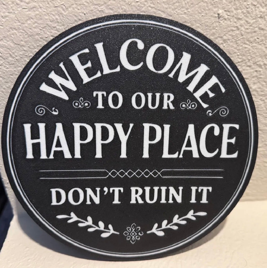 Welcome to Our Happy Place Coaster Set