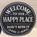 Welcome to Our Happy Place Coaster Set