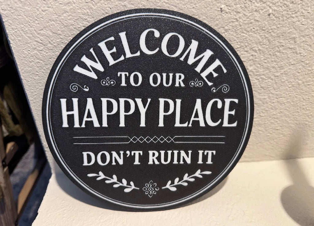 Welcome to Our Happy Place Coaster Set