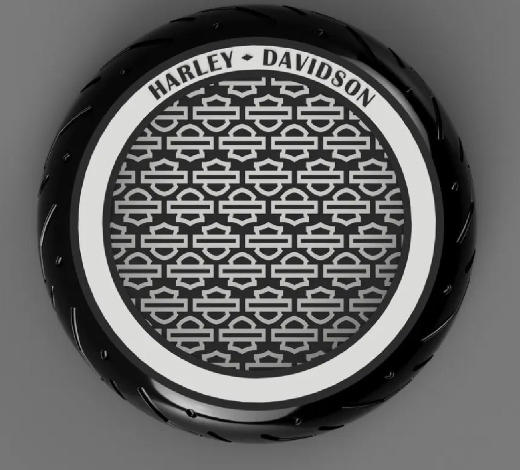 Motorcycle Tire Catch-All Dish, Harley Davidson