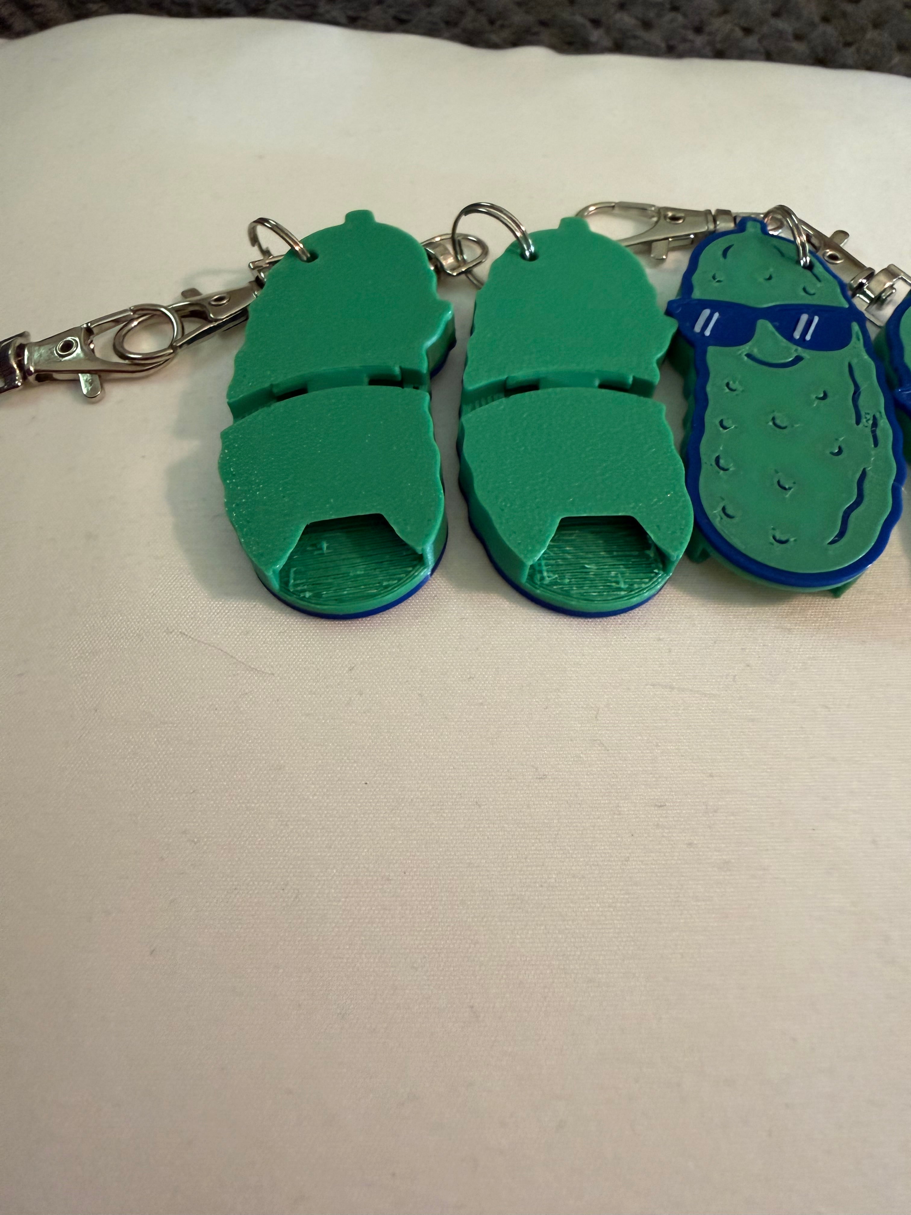 Pickle Keychain Can Opener