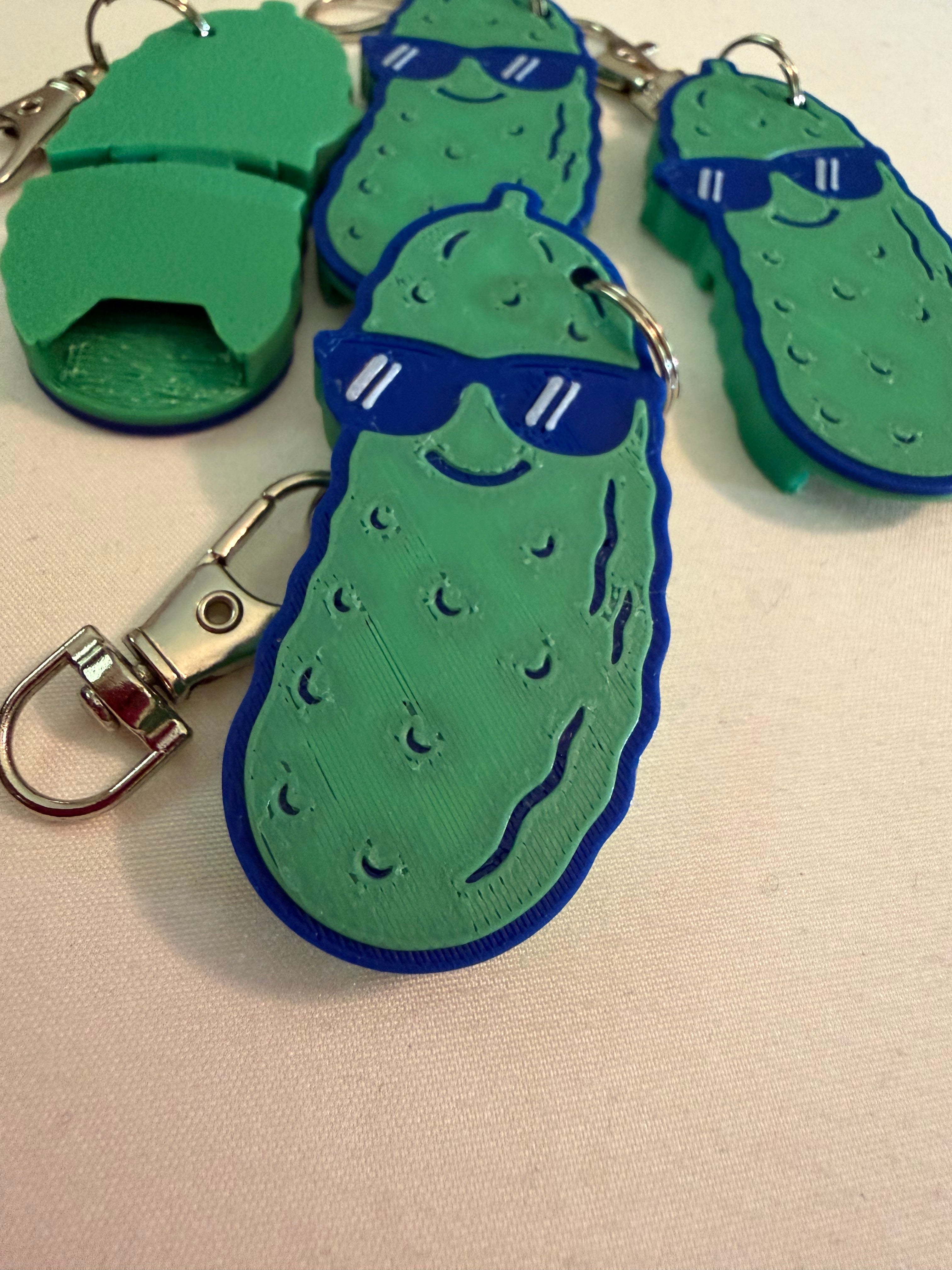 Pickle Keychain Can Opener