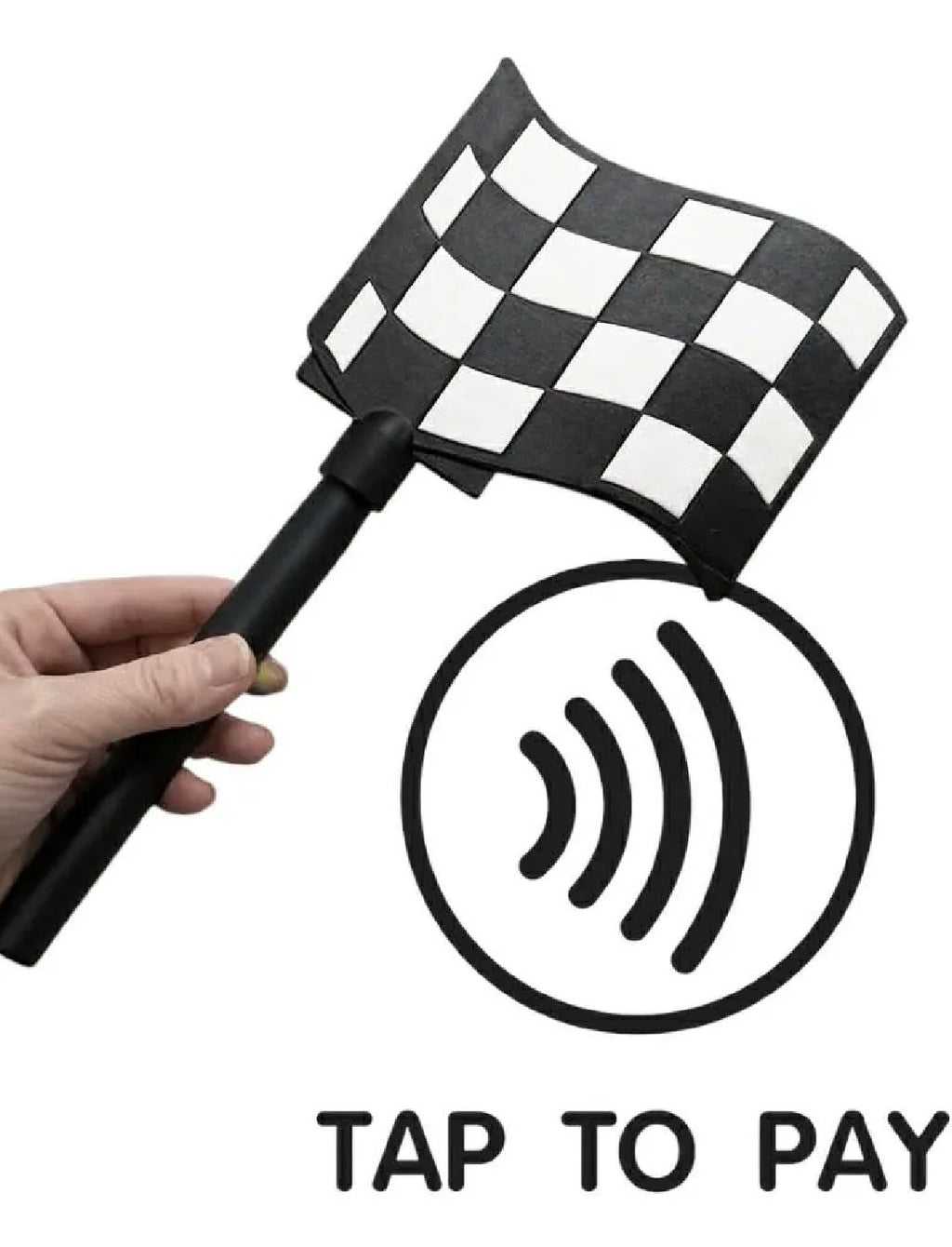 3D Printed Checkered Racing Flag
