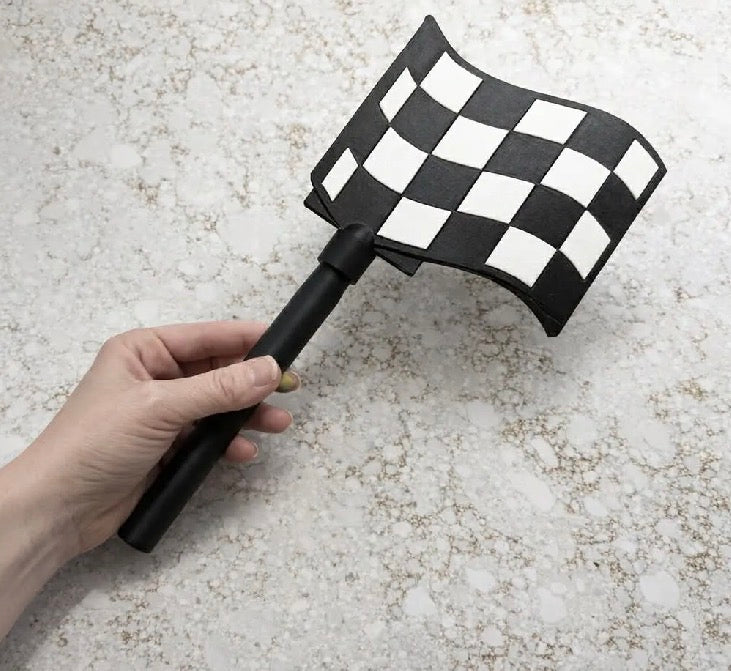 3D Printed Checkered Racing Flag