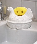3D Printed Chicken Sponge Holder with Draining Nest