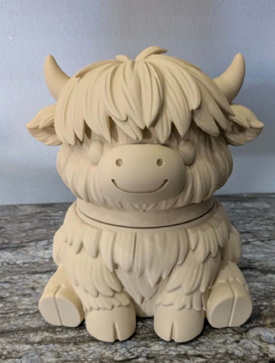 Highland Cow Cookie Jar