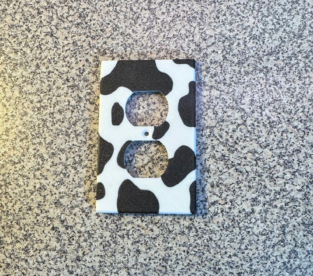 Cow Print Outlet Cover