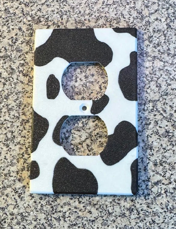 Cow Print Outlet Cover