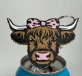 Highland Cow Can Opener Keychain