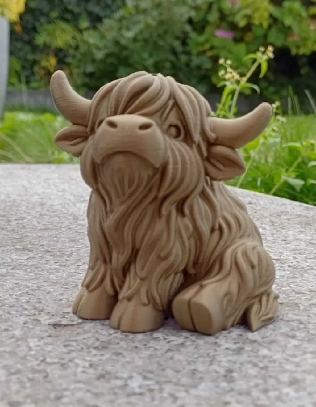 Baby Highland Cow Figurine