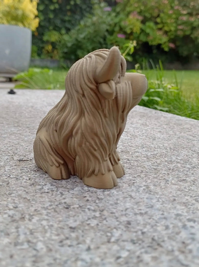 Baby Highland Cow Figurine