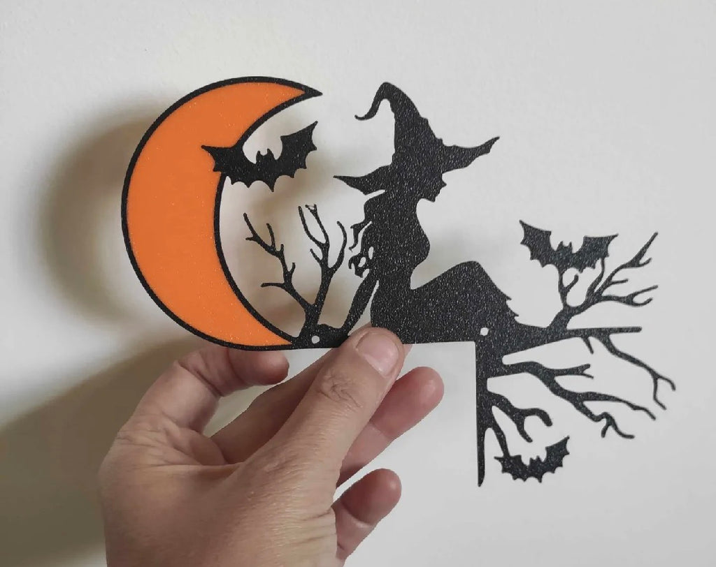 Halloween Witch Light Switch Decoration