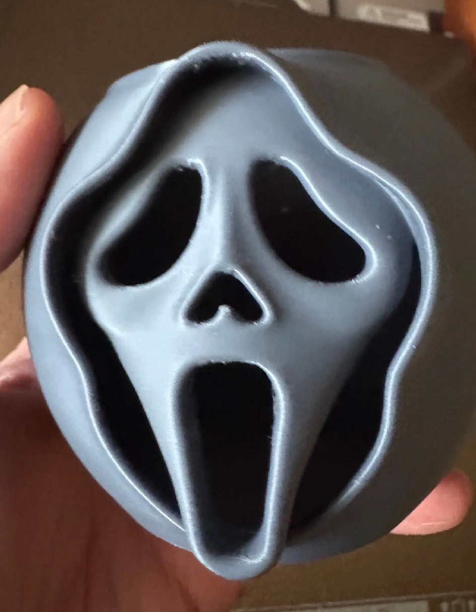 Screaming Ghost Face Tea Light Holder