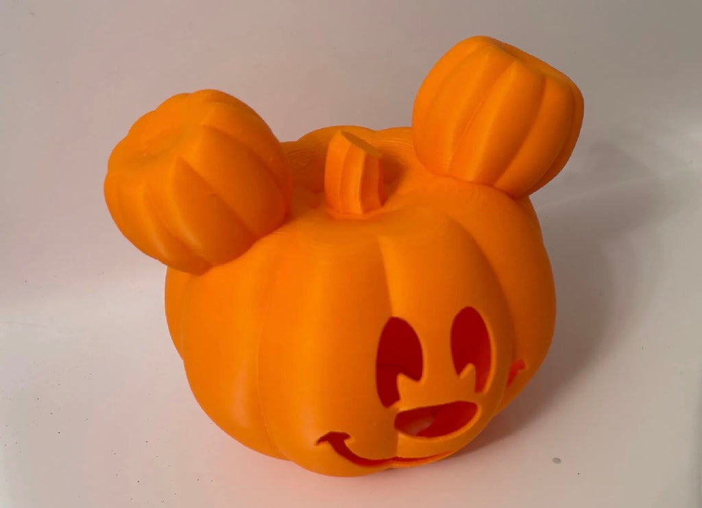 Round-Eared Jack-O'-Lantern Tea Light Holder