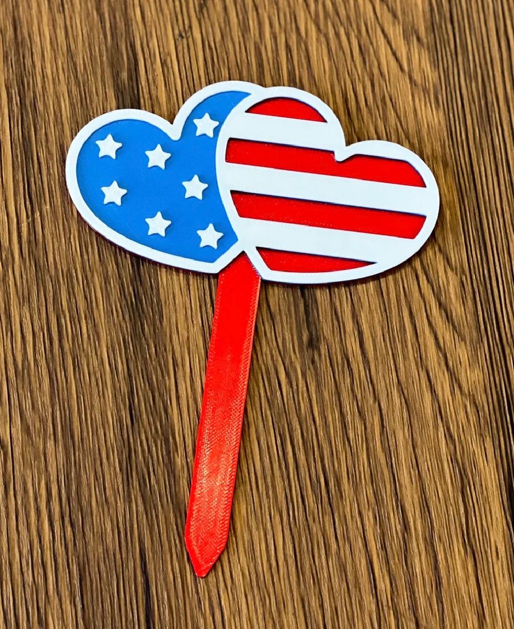 4th of July Patriotic Garden Stakes — Set of 7