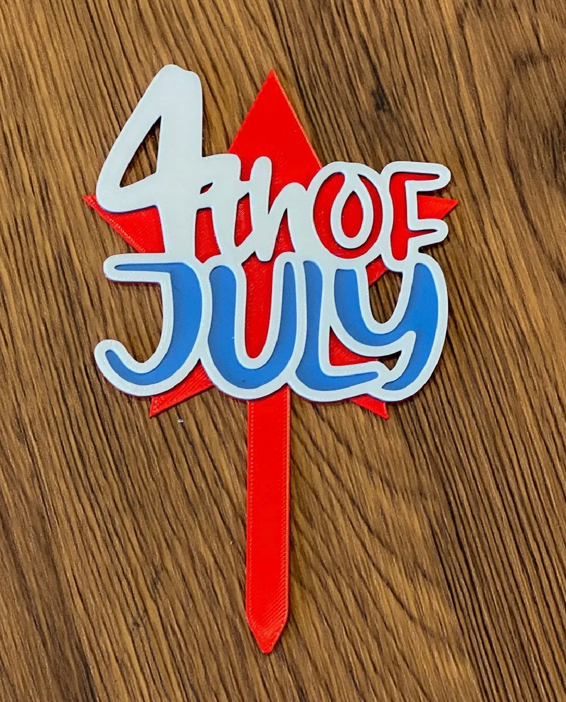 4th of July Patriotic Garden Stakes — Set of 7