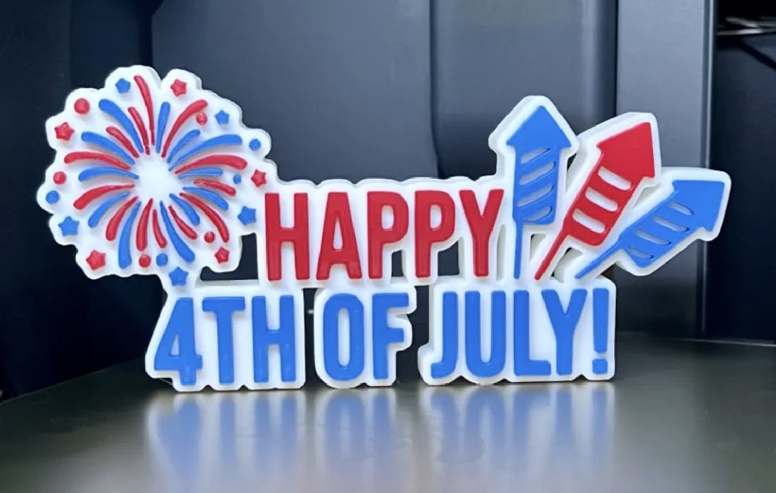 Happy 4th of July Sign