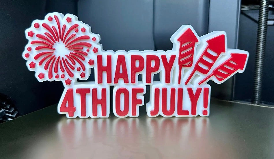 Happy 4th of July Sign