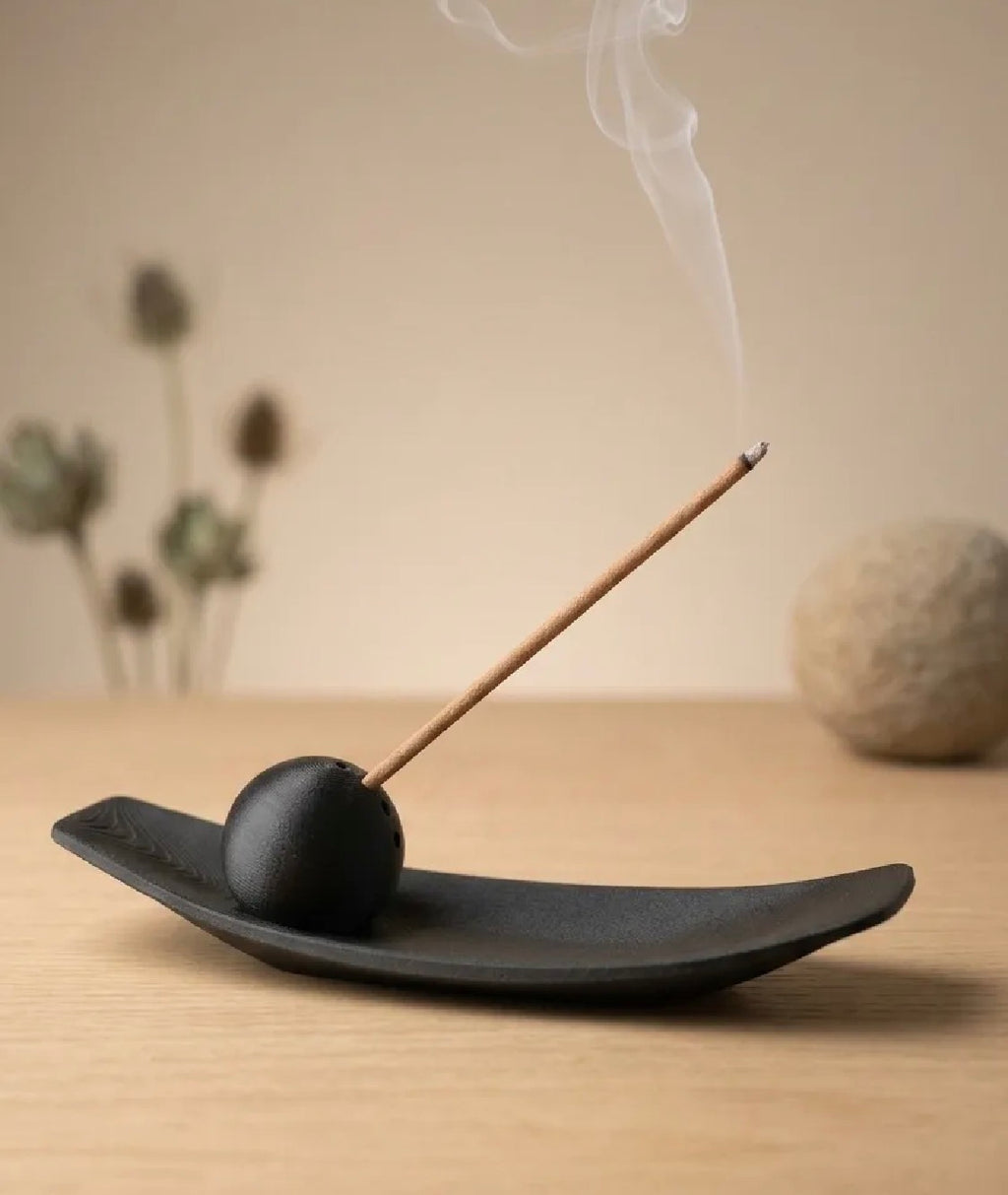 Orb Incense Burner with Ash Catcher Tray