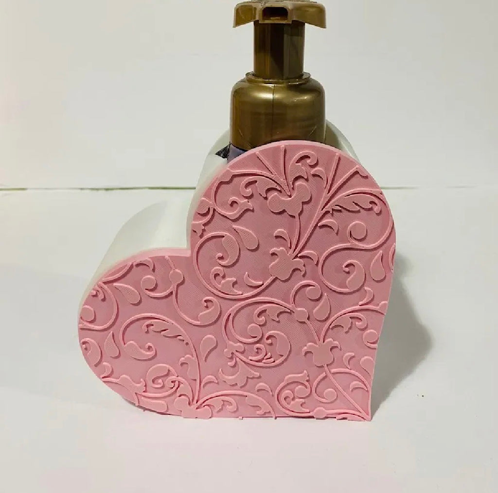 Floral Heart Bath & Body Works Soap Holder
